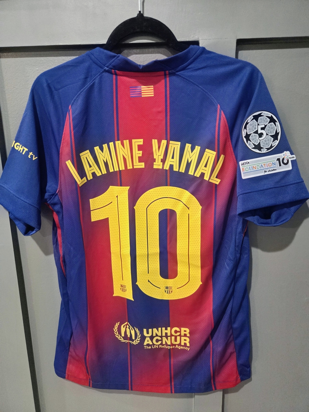 Brand new FC Barcelona 2024/25 home jersey, World Cup League, NWT, SZ Medium